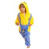 Piżama dla dzieci dziecięca kigurumi onesie kostium minionek żółty 115-125