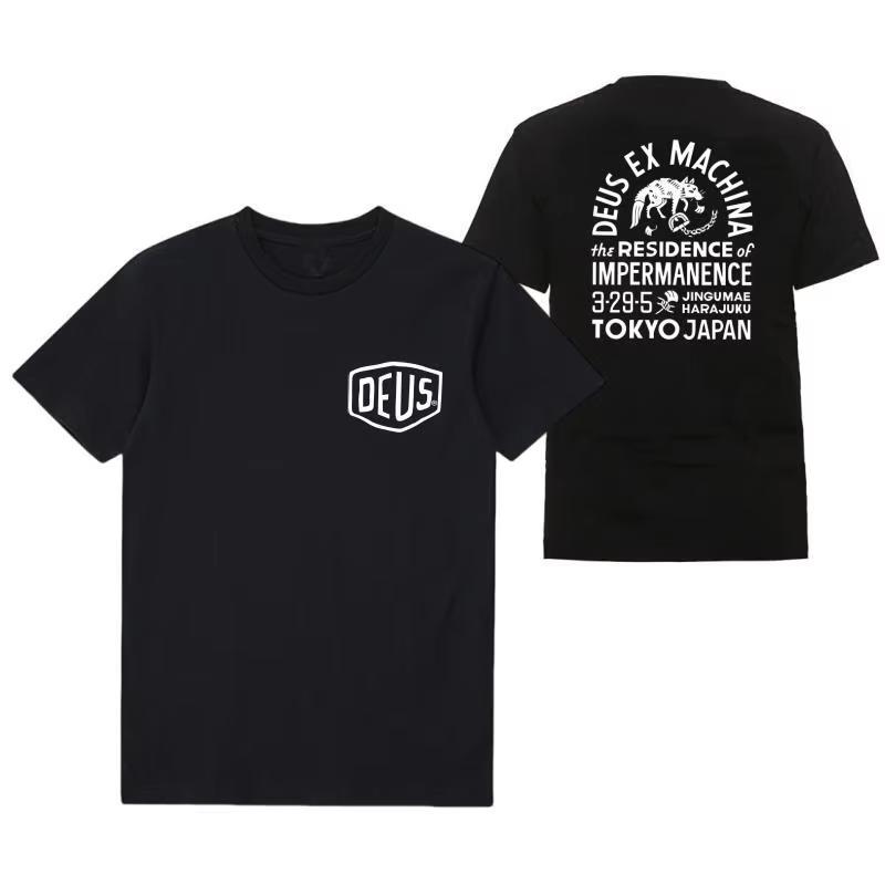 

DEUS EX MACHINA Men Clothing T-Shirts Fashion tide Short Sleeve Streetwear MX Summer Round Neck Tees Y2k Short Sleeves Classic 4XL