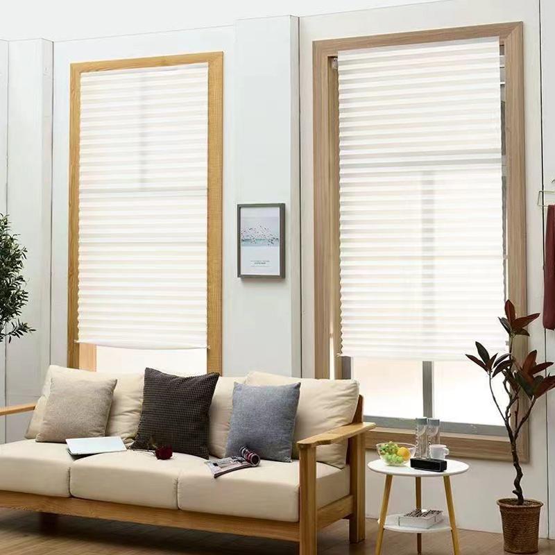 1PC Semi-Transparent Bedroom With Green Ribbons Removable Light Filtering Window Coverings Multiple Sizes
