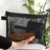Mesh Storage Bag Fashion Toiletries Storage Bag Travel Female Portable Large Capacity Travel Cosmetics Storage Bag Accessories