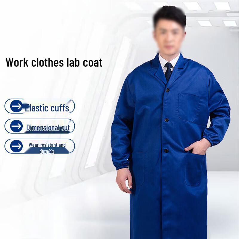 

Huibing Long-Sleeve Workwear Lab Coat One Size