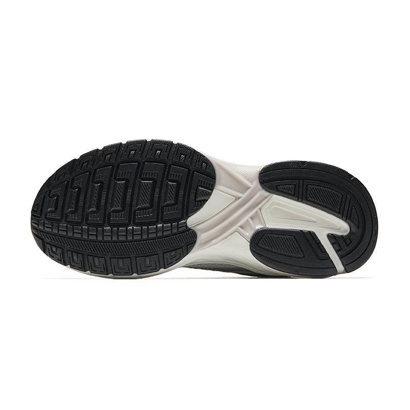 New Anta Running Collection Cushioning, Wear Resistant Low Top Casual Running Shoes Women's White Silver 922535595-3