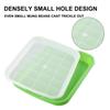 Plastic Sprouting Tray Pots Props Set Tools Accessory Cells