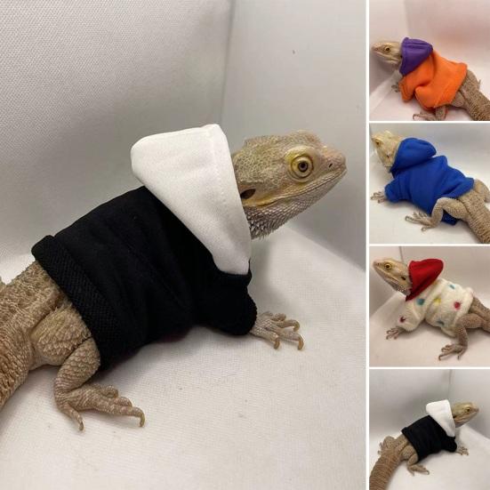 

Толстовка с капюшоном, футболка, застежка, фиксирующая лента, регулируемая, мягкая, дышащая, для прогулок с домашним животным, трансформер, ходячая ящерица, маленькая оранжевый