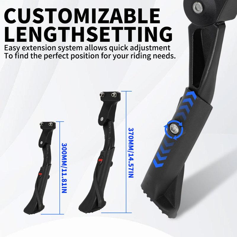 

Motorcycle Adjustable Foot Side Kick Stand Kickstand Aluminum For Ridstar Q20 Electric Dirt Bike E-bike Motorcycles Accessories