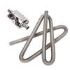 Parking   Heater Exhaust Pipe with Muffler Stainless Steel Fuel     Gas Vent Hose 2.5cm Inner Diameter