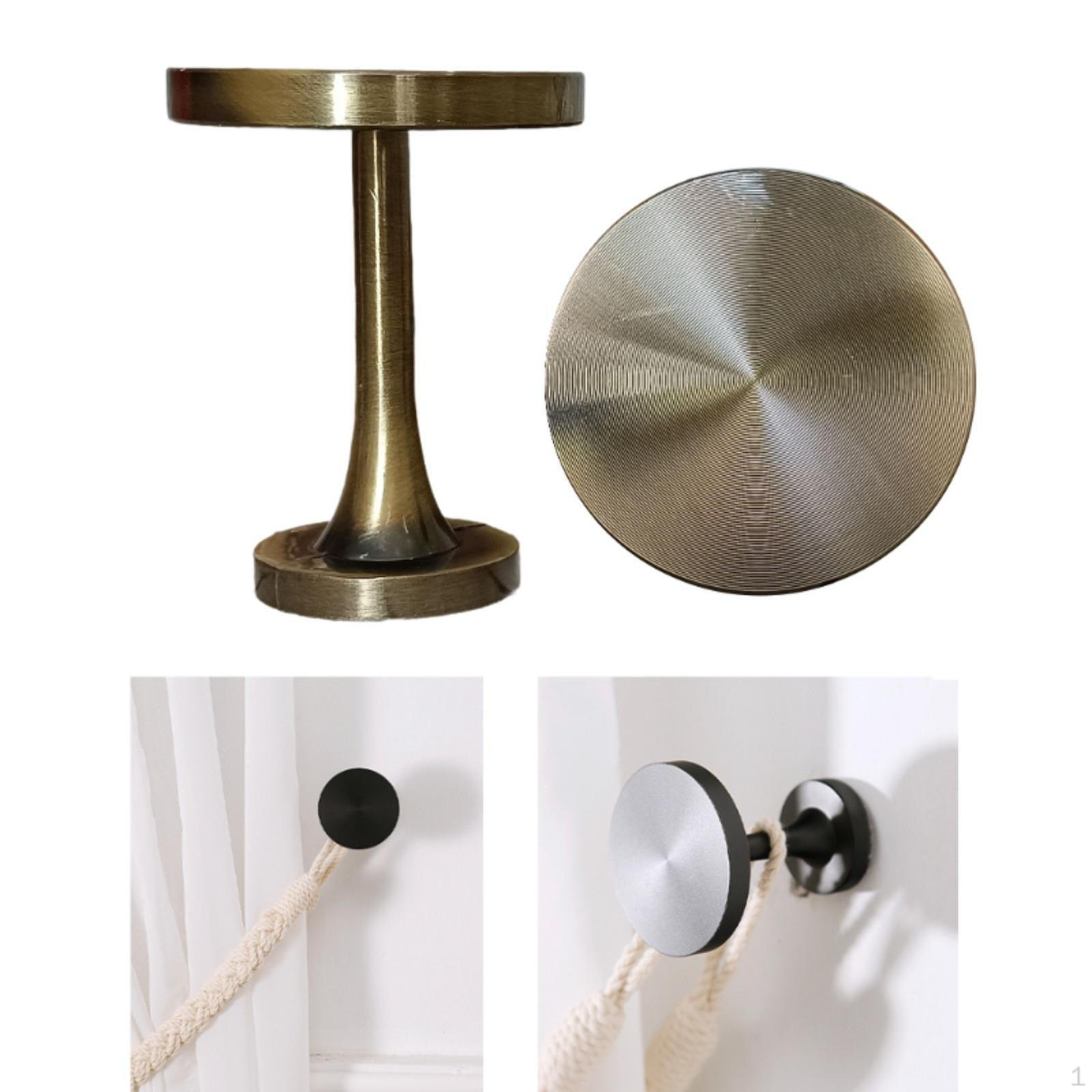 

2 шт. Подхваты для штор Декоративные держатели Настенные Современные Практичные Подхваты для штор Antique Bronze