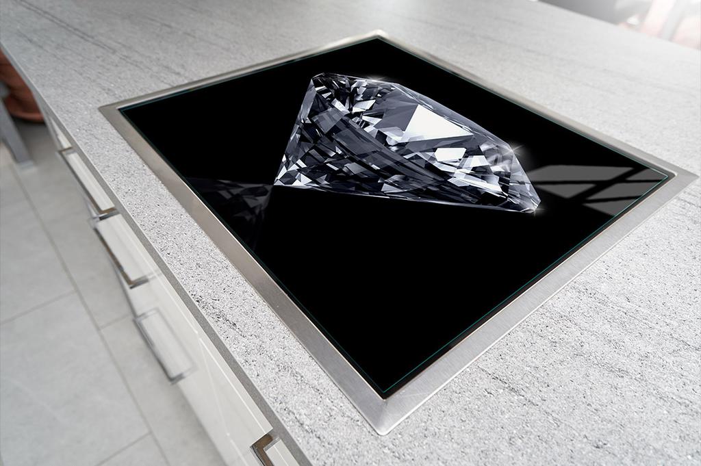 SZKLANA PŁYTA OCHRONNA NA KUCHENKĘ 70x52 DIAMENT