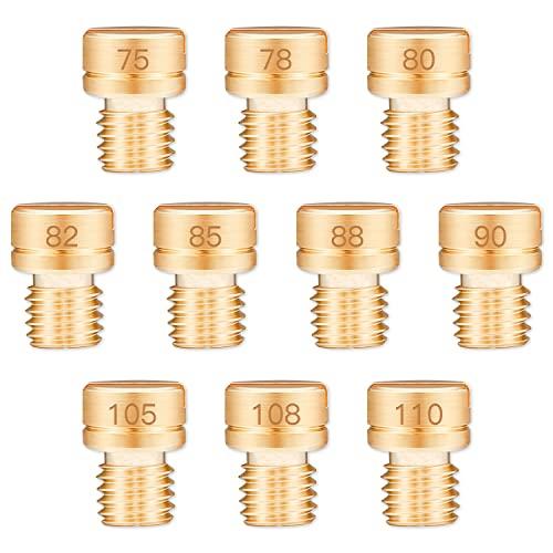 Main Jet Keihin Jetsetmoto Round Small (5 X 6.7) Keihin Round/Small (PC20) 10 Size