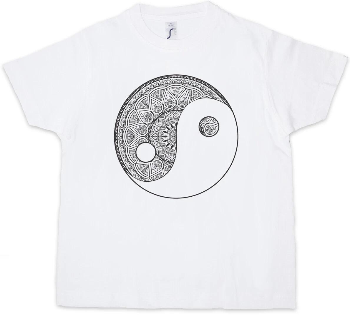MANDALA YIN YANG Kids Boys kids boys T-Shirt Yantra Hinduism Buddhism Buddha 110