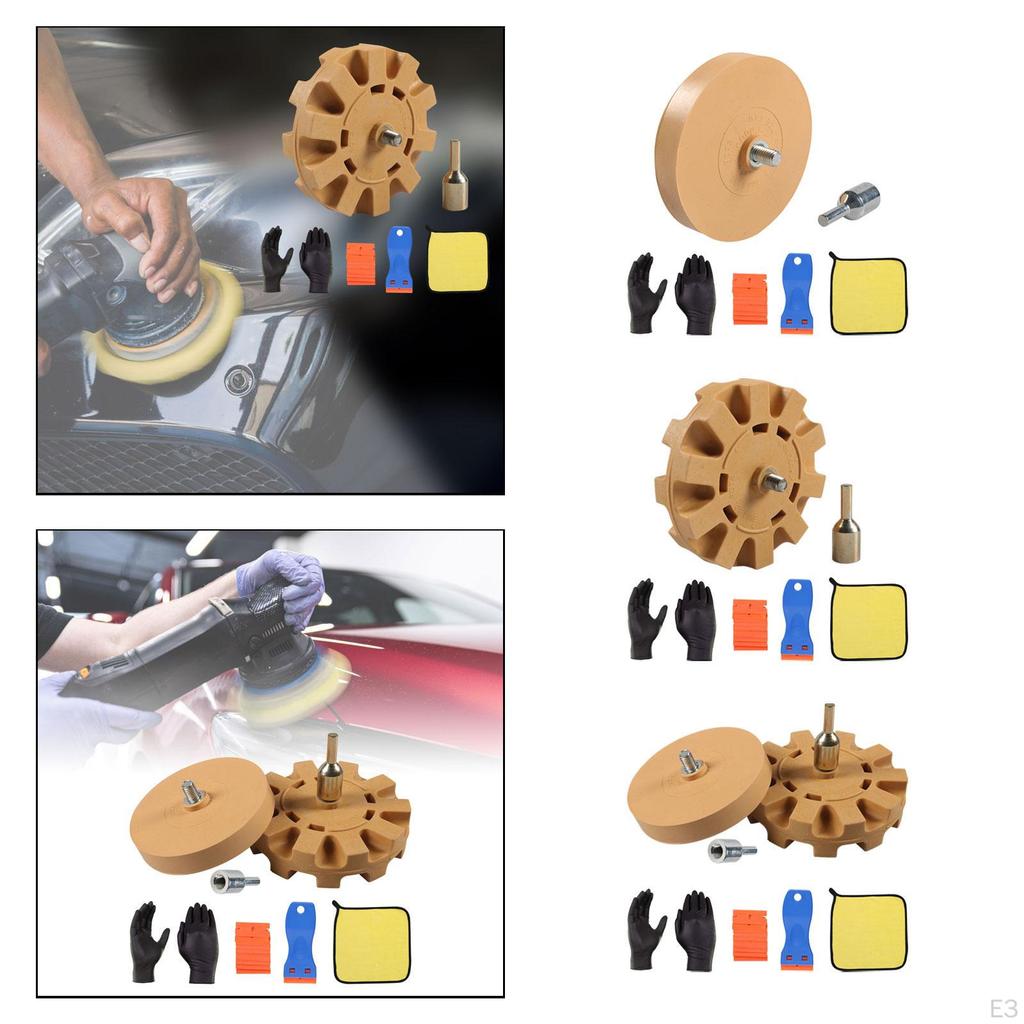 Car Decal Remover Eraser Wheel Sticker Removal Set Adhesives for Vinyl Stickers