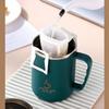 Double Wall Insulated Stainless Steel Coffee Mug, Leak-Proof Travel Cup with Handle for Adults and Students