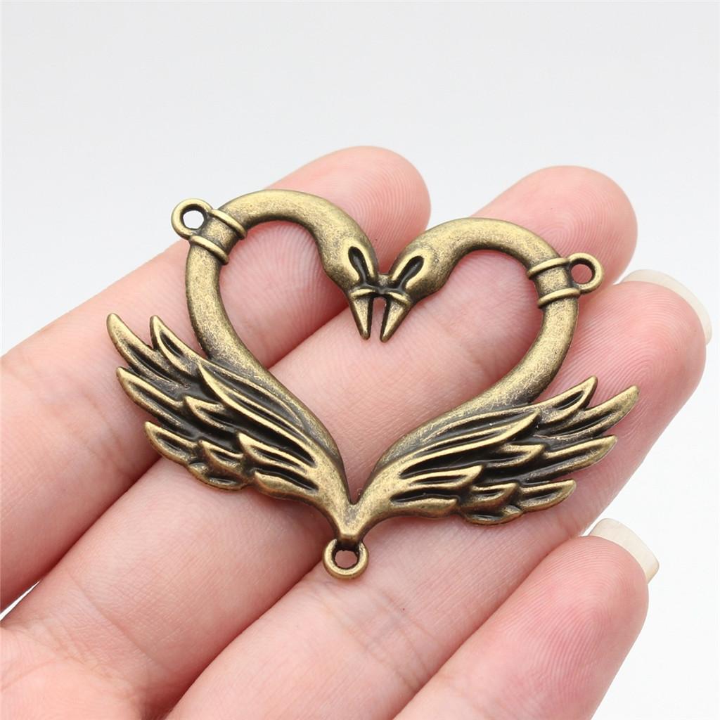 Charms Chicken Duck Goose Pendants Vintage Jewelry Supplies QC027