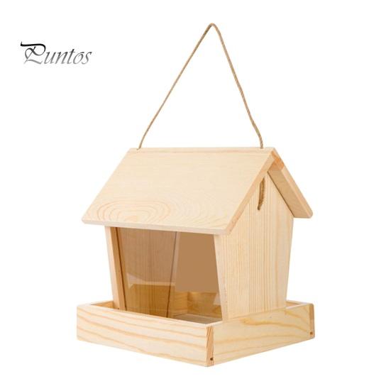 

Деревянная кормушка для птиц, подвесная домашняя кормушка для диких птиц, защищенная от белок кормушка для птиц, кормушка для мучных червей для кардиналов, зябликов, синяя птица цвет старого дерева