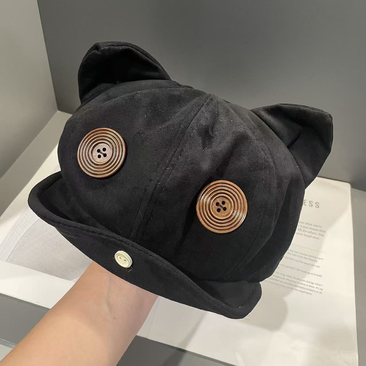 

Новые осенне-зимние мультяшные восьмиугольные шляпы детские осенне-зимние повседневные и универсальные ретро береты шляпы художника кепки газетчика M（56-58cm）