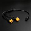 Portable Double XT60 Female To DC5.5x2.1mm Female Adapter XT60 Charging Cable For FPV Setups Easy Power Connection