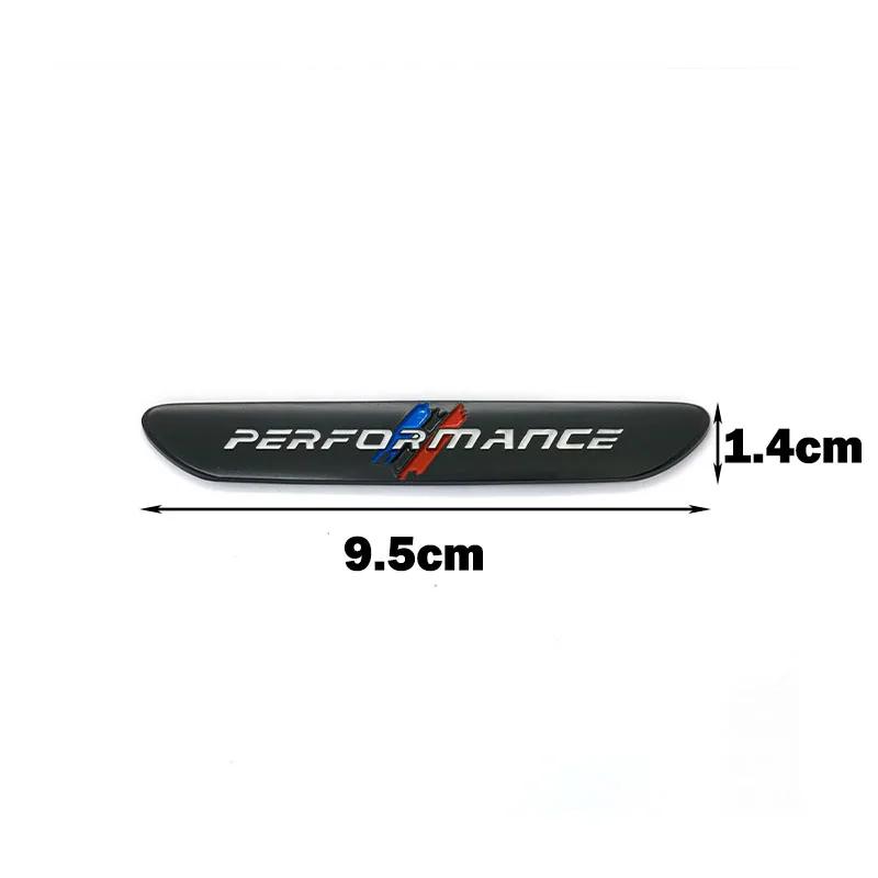 Metal Performance Car Side Fender Rear Trunk Emblem Badge Sticker Decals M 1 3 4 5 6 7 Car Decorations Stlying