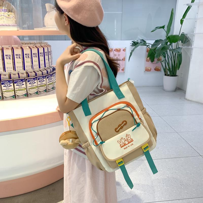 Сумка через плечо с цветными блоками — фото 4