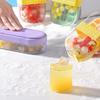 Creative Silicone IceCube Mold With Straw Large-capacity Ice Trays Food Grade Ice Maker Reusable Water Cup Kitchen Gadgets