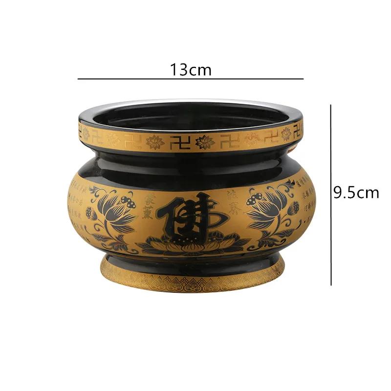 Keramika na kadidlo Buddhy, ozdoby na kadidlo, domácí dekorace Feng Shui, tradiční buddhistické potřeby, doplňky pro uctívání