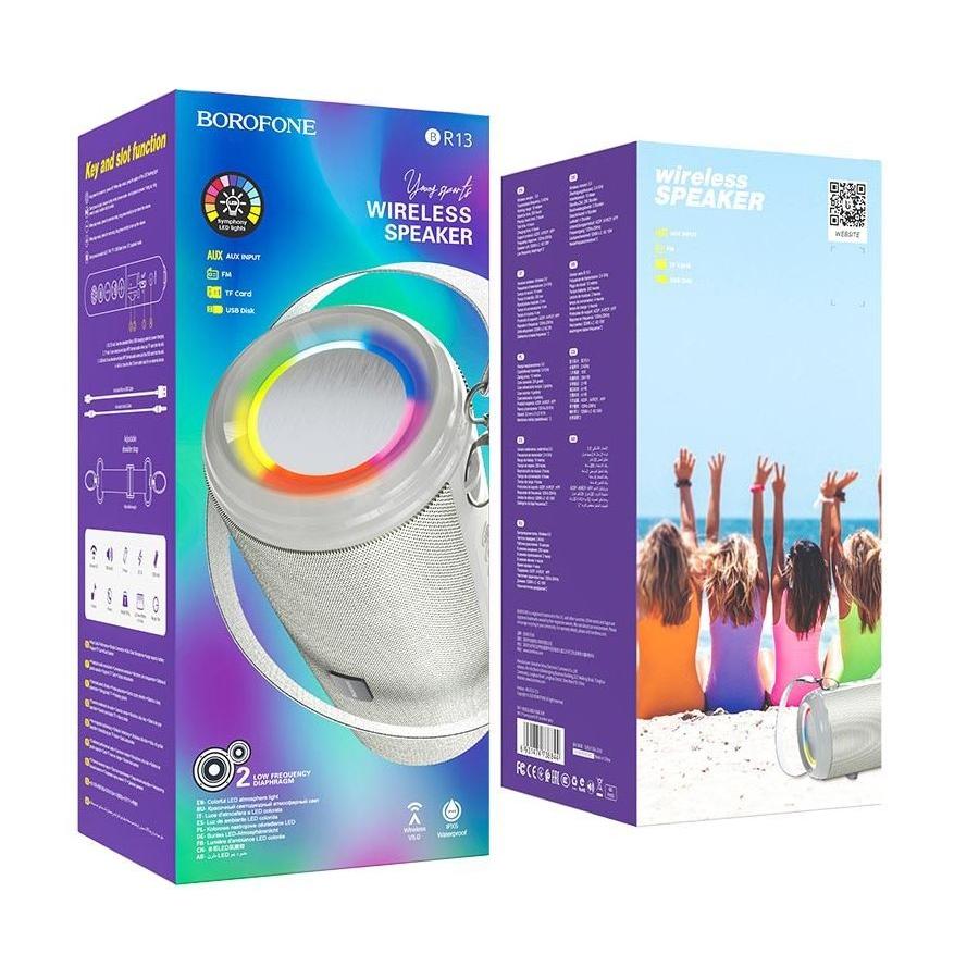 

Портативная акустика Borofone Br13 Grey