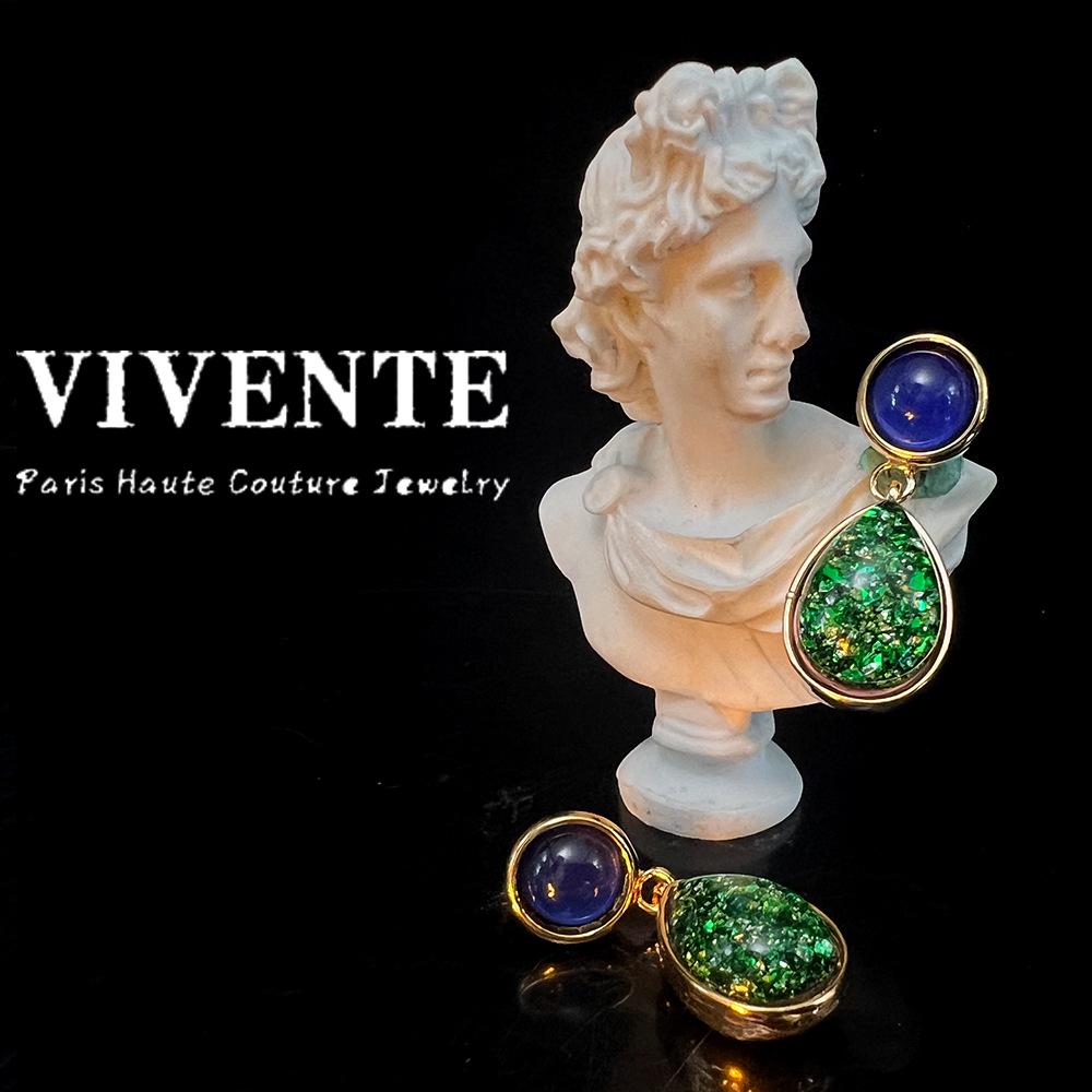 Янтарные глазурованные винтажные китайские классические серьги-капельки, с покрытием из настоящего золота, высококлассный старинный стиль.