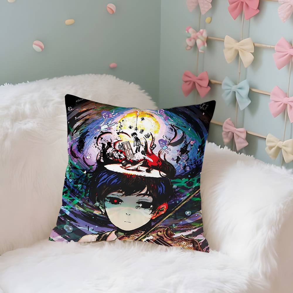Anime Cool OOmoriS Case Plush Fabric Soft Pillowcase Double Sided Print Cushion Cover Household Gifts