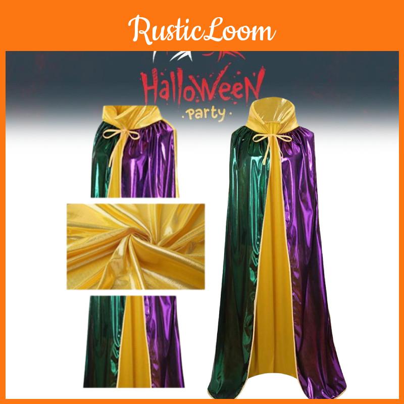 Chic Halloween Adult Hooded Cloak In Various Colors For Spooky Vampire Bride Looks
