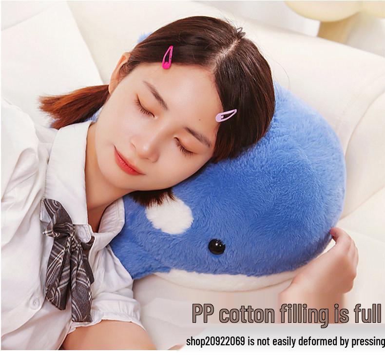 Cute Orca Baby Plush Toy - Cartoon Whale Stuffed Animal Pillow Doll