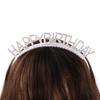 Decoration Pearl Female Jewelry Happy Birthday Headband Rhinestone Crown Birthday Hair Hoop