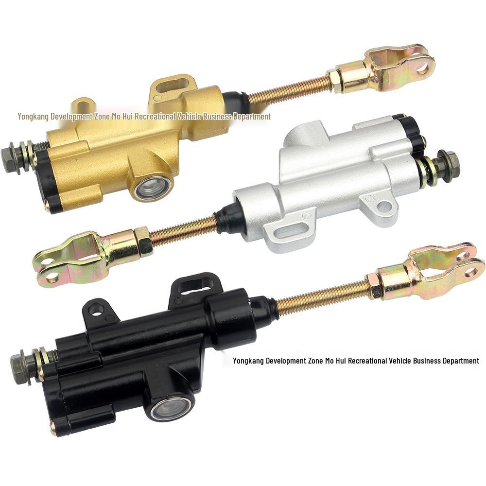 

Универсальный задний главный тормозной цилиндр для внедорожных квадроциклов и четырехколесных пляжных мотоциклов серебряный