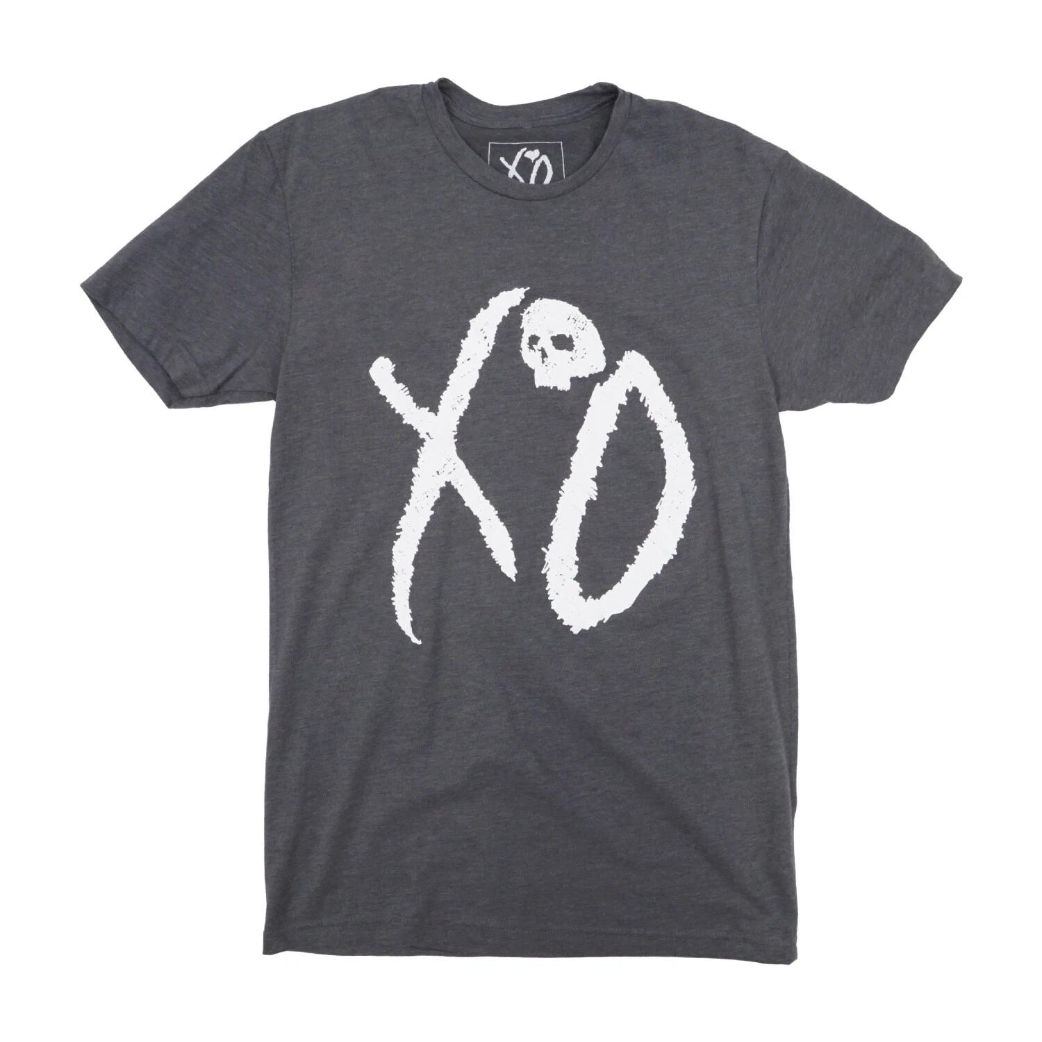 Unisex Adult Casual Graphic XO HEART T SHIRT ISEX ADULT CHARCOAL T-... S