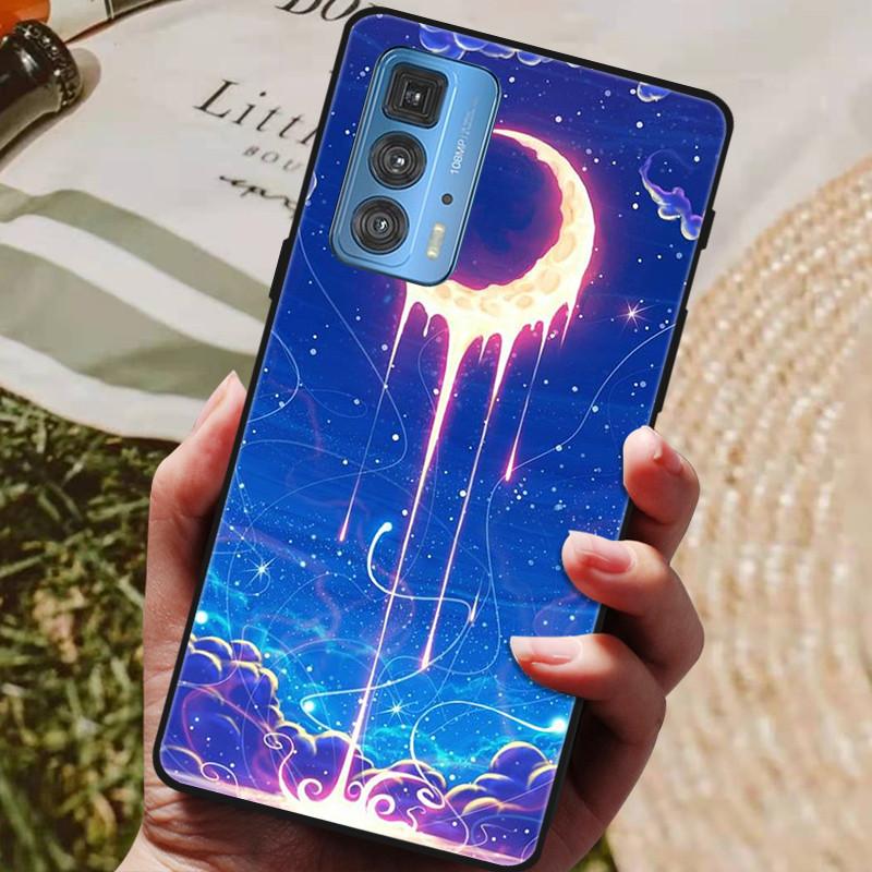 Für Motorola Moto Edge 20 Pro Hülle Weiche TPU Silikon Rückseite für Motorola Moto Edge S 20 Pro 5G Handyhüllen Mode Coque