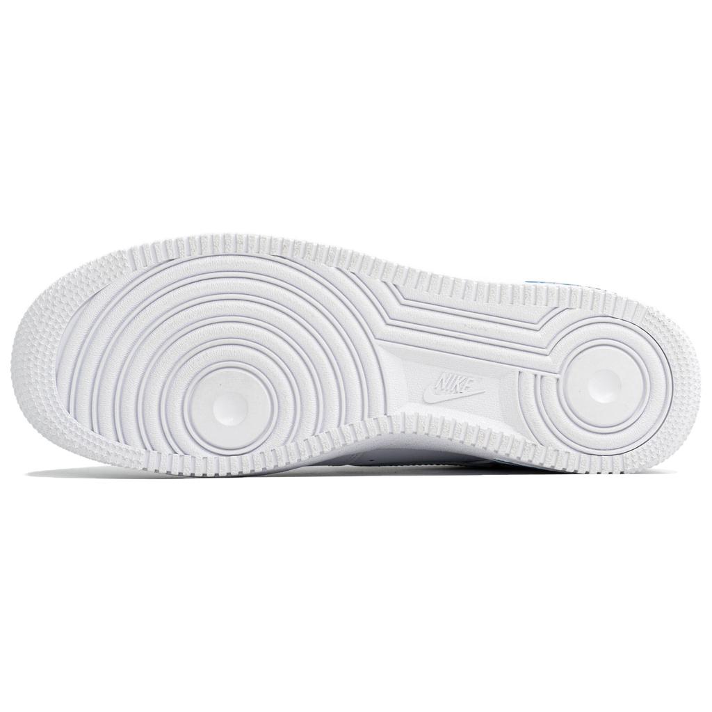 Nike Air Force 1 Kaleidoscope, First, Shopping Bag Leather Abrasion Resistant Low top Skateboard Shoes Unisex CW2288-111(Team113-S-BOX)