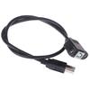 Usb 2.0 Type B Male To Type B Female Printer Extension Cable With Panel Mount