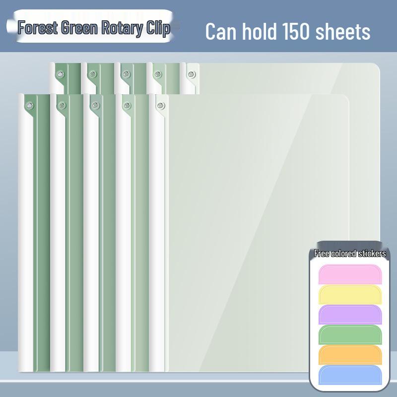 Thickened A4 Binder Clip for Elementary Students - Test Paper and Book Organizer