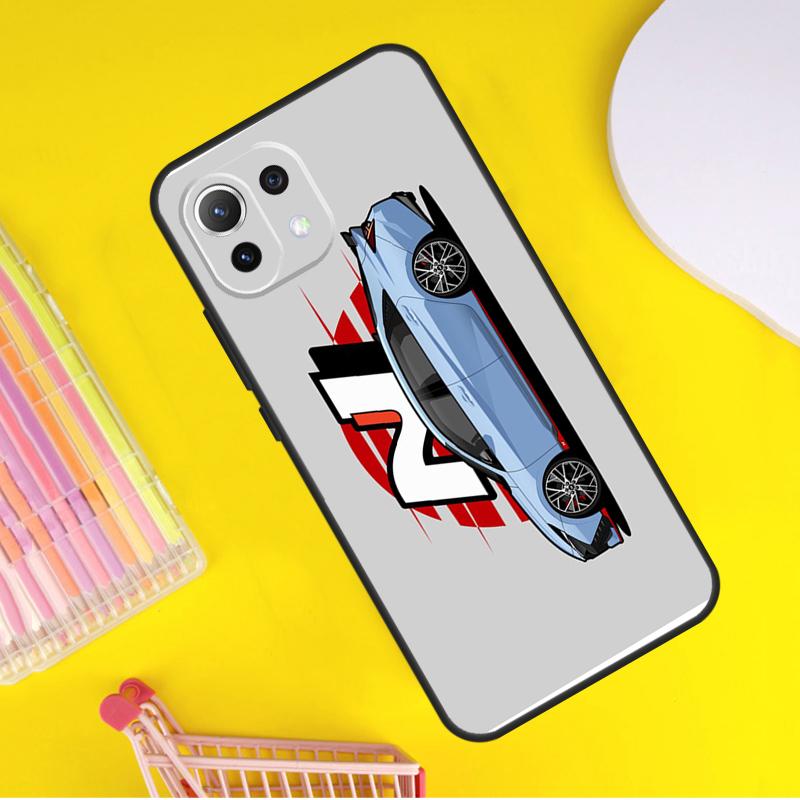 

Синий автомобиль I30N Чехол для Xiaomi 14 13 Ultra 11T 12T 13T 14T Pro POCO X7 Pro X3 X5 F3 F5 F6 M6 X6 Pro Чехол Xiaomi 14 Ultra