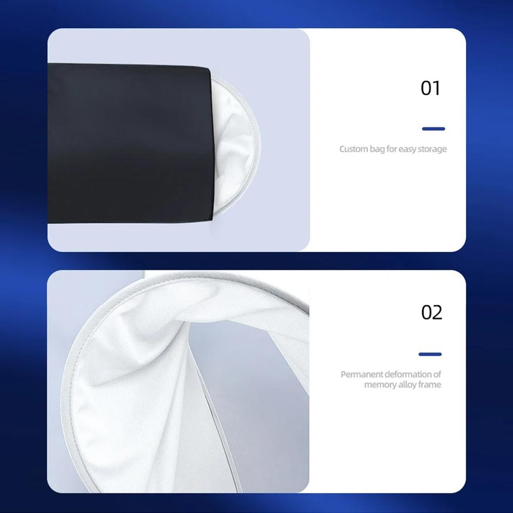 Heenvn Ice Cloth Buckle Sunshades For Tesla Model 3 Y Juniper Highland 2025 2026 Front Rear Sunroof Skylight Car Accessories