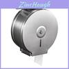 Stainless Steel Circular Toilet Paper Holder Wall Mount For Bathroom Use