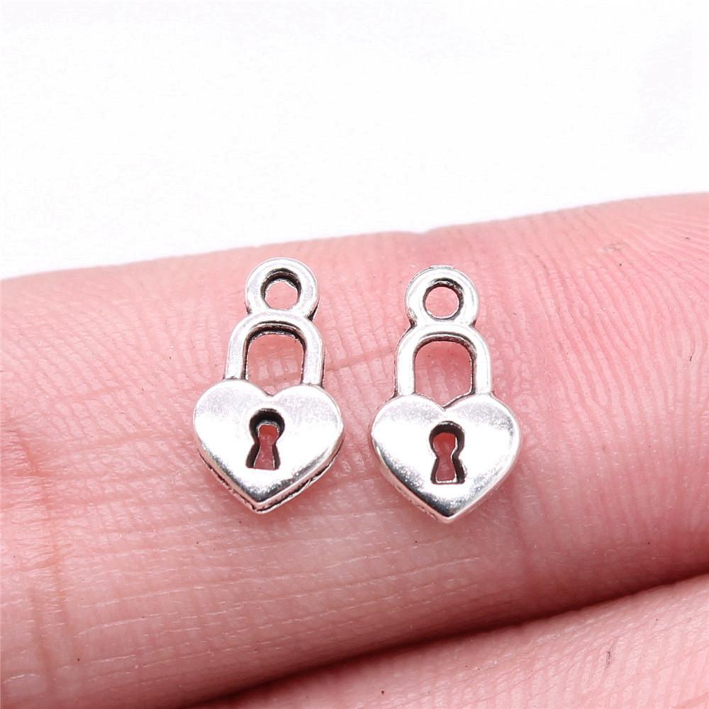 Key And Lock Charms Pendant Child Jewellery Massive Funny Art Supplies