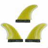 3 Stück Thruster Fin Control-orientiertes Surfbrett mit gepaarter Tab-Base Schnelle Twin-Fins für Surfer,