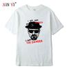 Men's T-shirt Cotton Short Sleeve Breaking Bad Men T-shirt Casual Heisenberg Print Summer T-shirt Loose Fit Fashion Tee