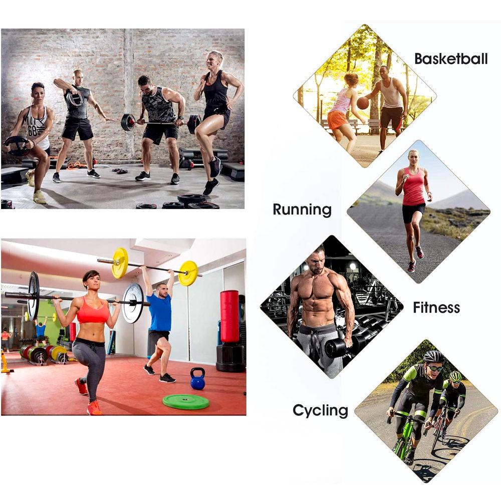 1Pair Patella Knee Strap, Adjustable Knee Brace Patellar Tendon Stabilizer Support Band for Knee Pain Relief