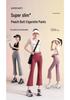 Women's Micro Flare Shark Pants: New 2026 Style - High-Waisted, Butt-Lifting, Abdomen-Tightening, Versatile, Loose Fit, Seven-Point Fitness Outerwear.