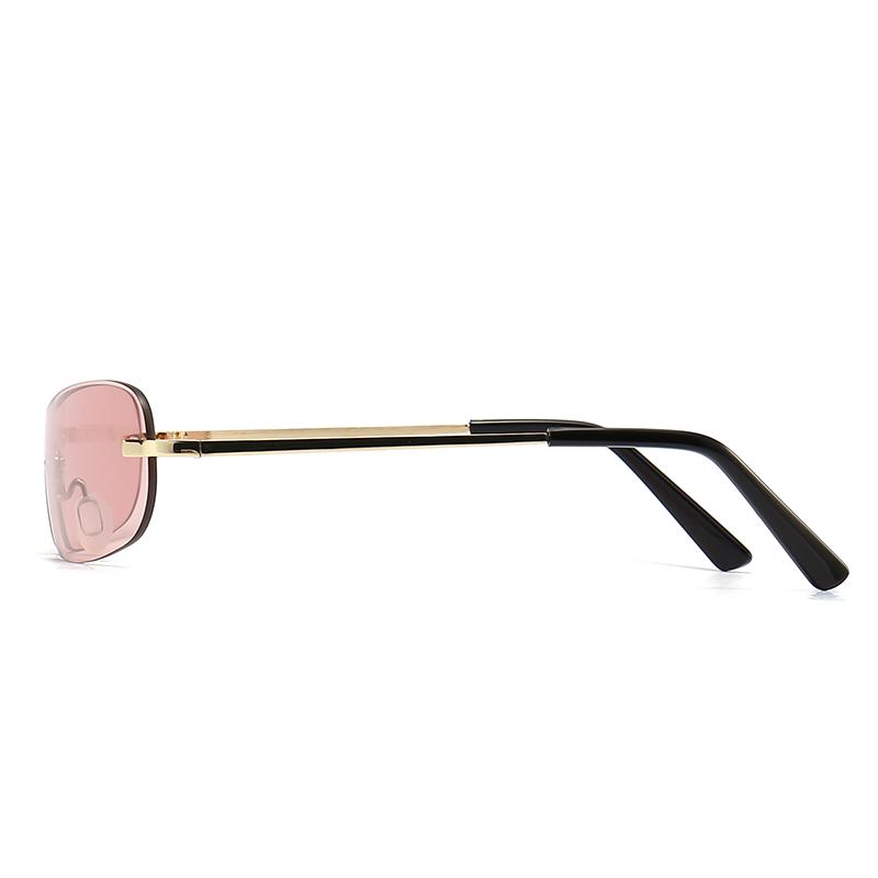 899 European and American Sunglasses Ins Fashion Rice Nail Sunglasses for Men Large Frame One-Piece Glasses for Women