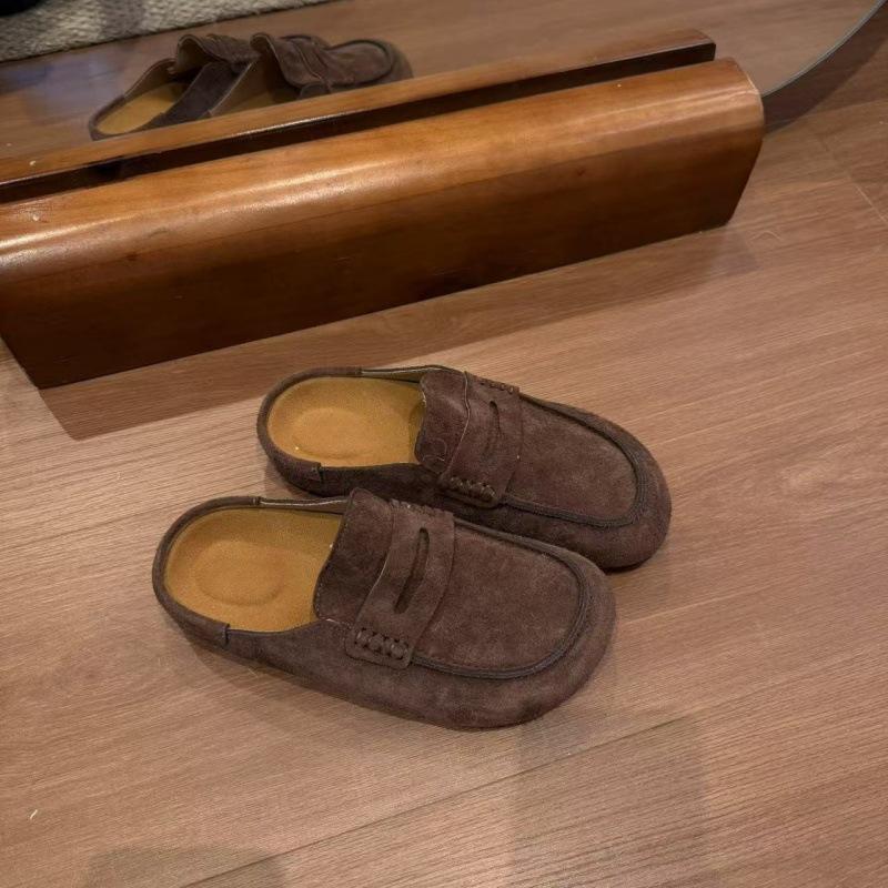 

Ренессанс~ 2025 осень текстура старые деньги ветер мешок голова тапочки ретро кенгуру универсальные не устают ноги Boken обувь женская 40