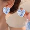Květinové náušnice pro ženy Osobnostní puzetové náušnice Stylové slitinové náušnice Šperkové doplňky pro každodenní nošení