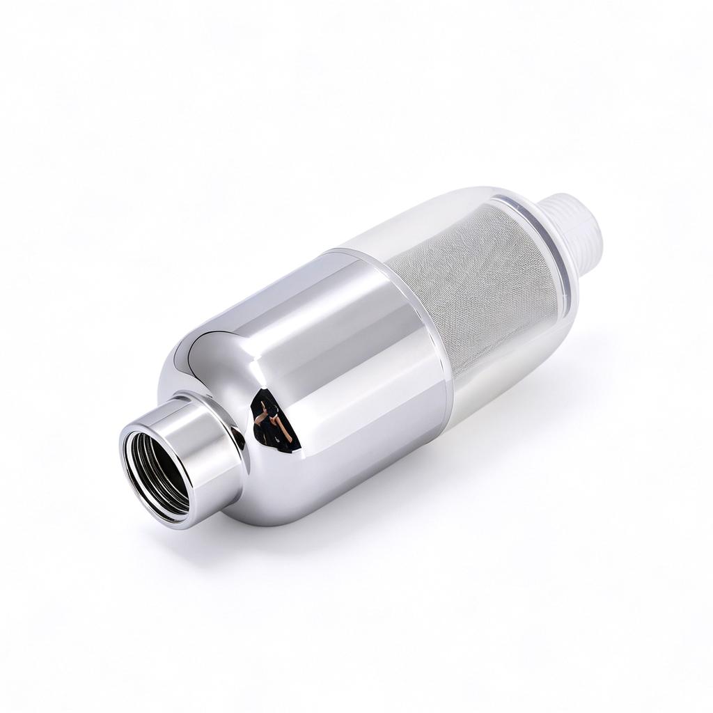 Duschwasserfilter Edelstahl Wiederverwendbar 40 Mikrometer Filtration Entfernt Fluorid Schwermetalle Einfache Installation G1 2