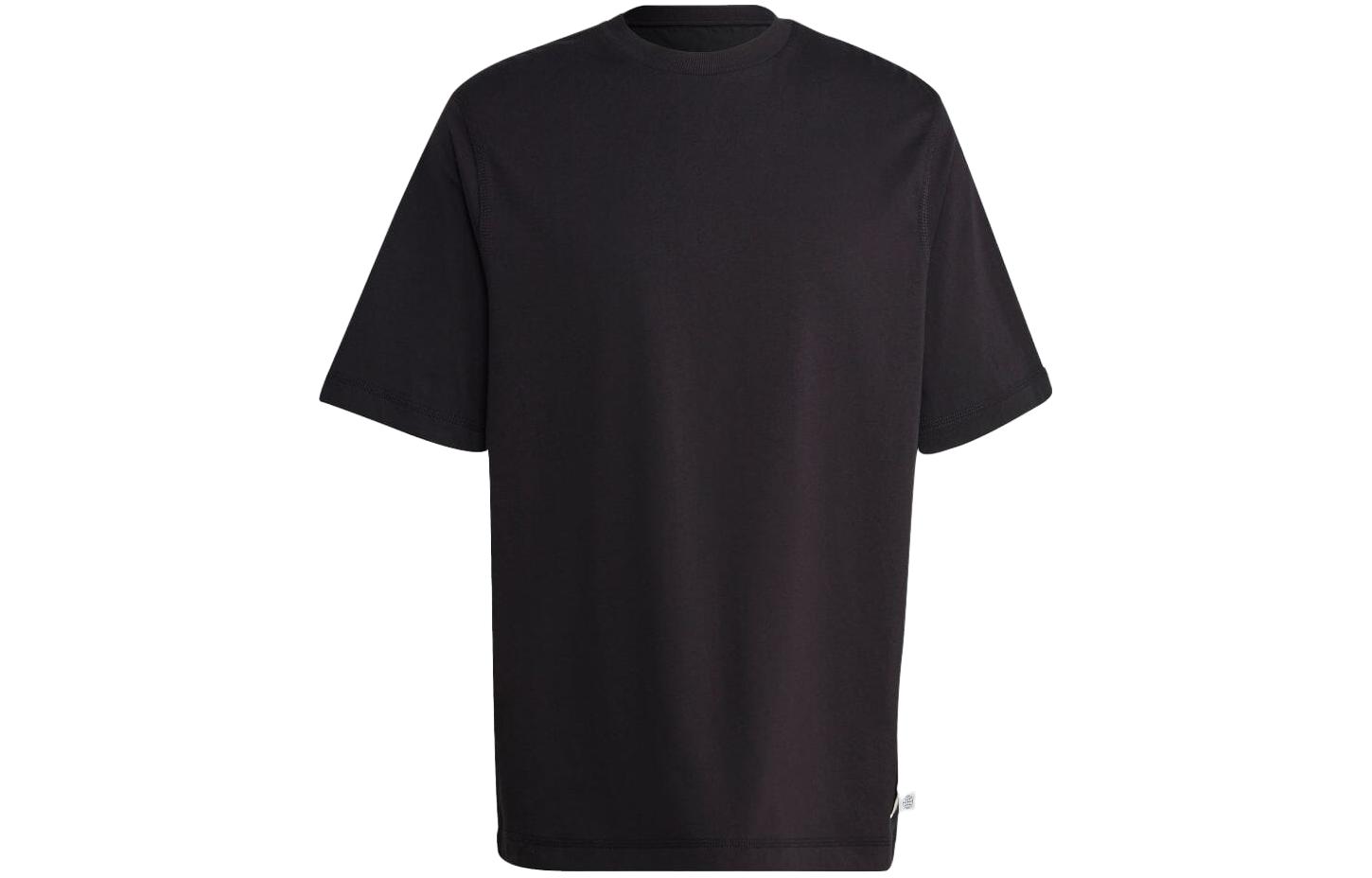 

Adidas T Shirts Men s Jet Black Crew Neck Moderate Straight Fit IC4104 XS