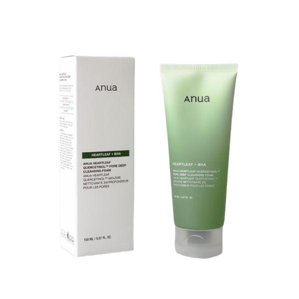 Anua Heartleaf Pore Deep Cleansing Foam Sebum Control Facial Cleanser 150ml
